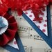 Freedom Banner - Patriotic Decor - Fourth of July Decor - Red white and blue