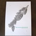 Mountain Hemlock, Letterpress tree print