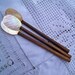 Antique Wood & Mother-of-Pearl Spoon