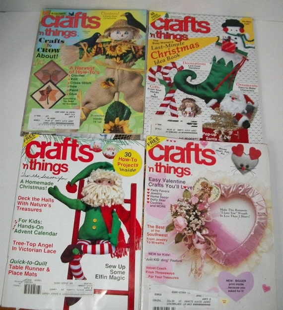 Lot of 10 Crafts 'N Things Magazines Back Issues by Iprefervintage