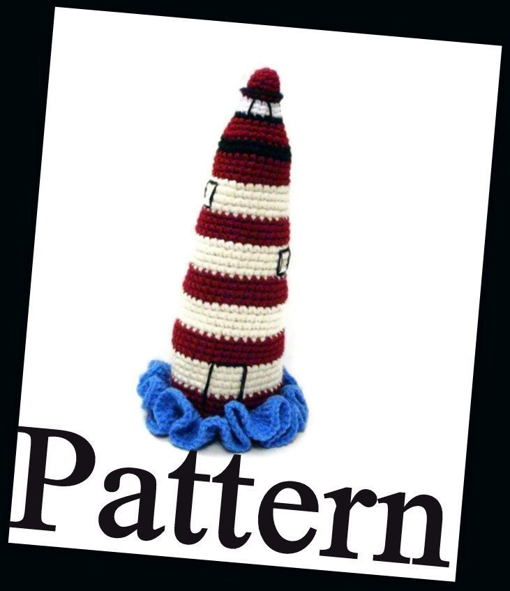 Crochet lighthouse PDF pattern