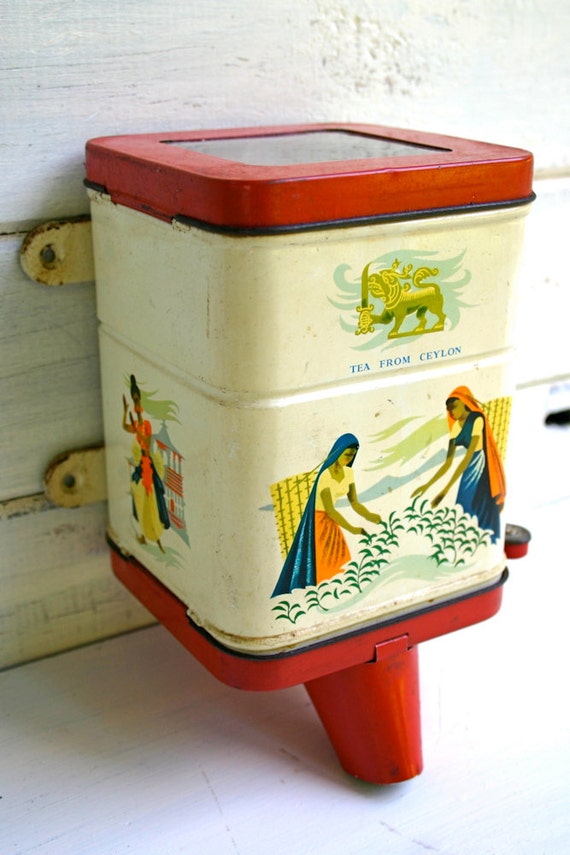 Antique Ceylon Loose Tea Dispenser