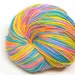 152 yards handpainted rainbow yarn, worsted/ aran weight merino wool - 3.6 ounces/ 101 grams