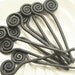 Artificial fern shoots/ fiddle head fern/ monkey tails