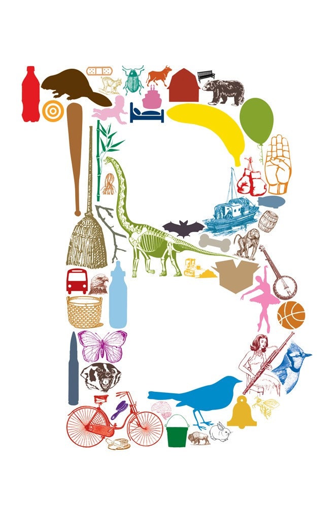 B Is For... 11 X 17 Letter B Poster