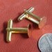 SALE 16 GOLD plated 10mm CUFF LINK BLANKS, 8 pair of Sturdy solid high quality pieces