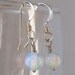 Opaline Earrings Argentium Sterling Silver
