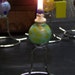 Hand blown oil lamp