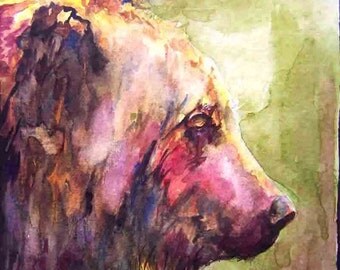 Watercolor Art Print by Maure Bausch