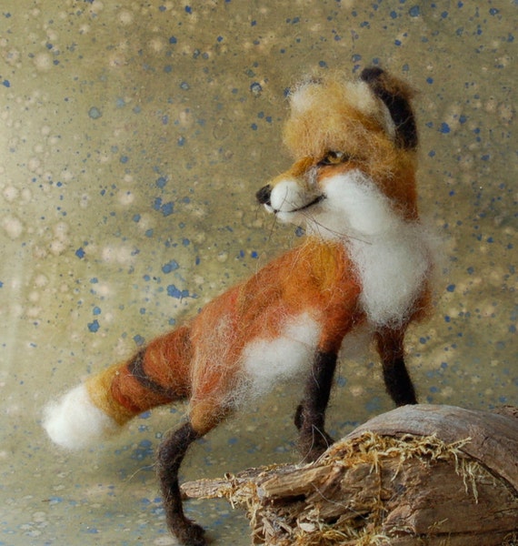 Needle Felted Fox