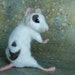 Hiro: Day 25 Needle Felted Kungfu Rat