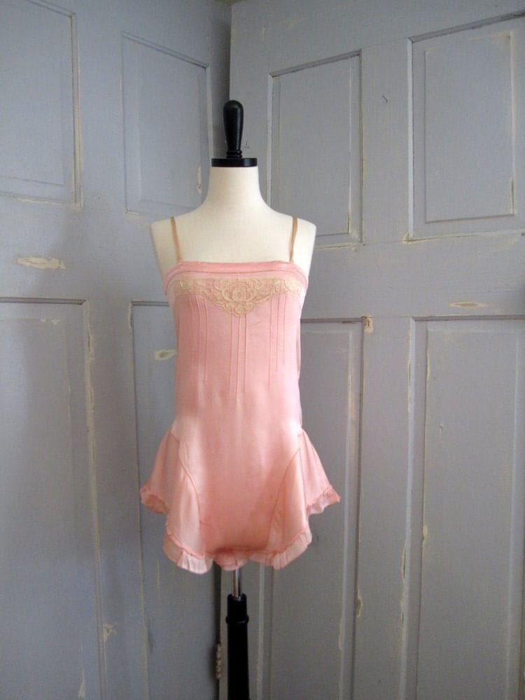 silk and lace teddy
