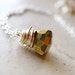 Pyrite Pendant Necklace, Metallic Contrasting Metals, Gemstone Sterling Silver Jewelry
