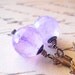 Amethyst Earrings, Oxidized Sterling Silver, Genuine Gemstone, Natural Faceted Rounds