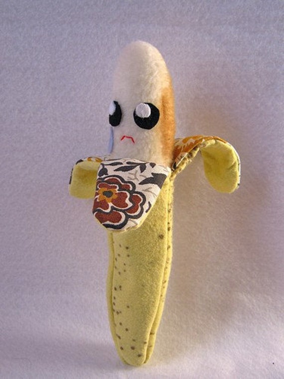 hand banana plush