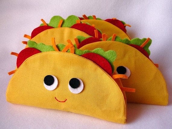 giant taco plush