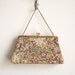 50s Floral Tapestry Handbag