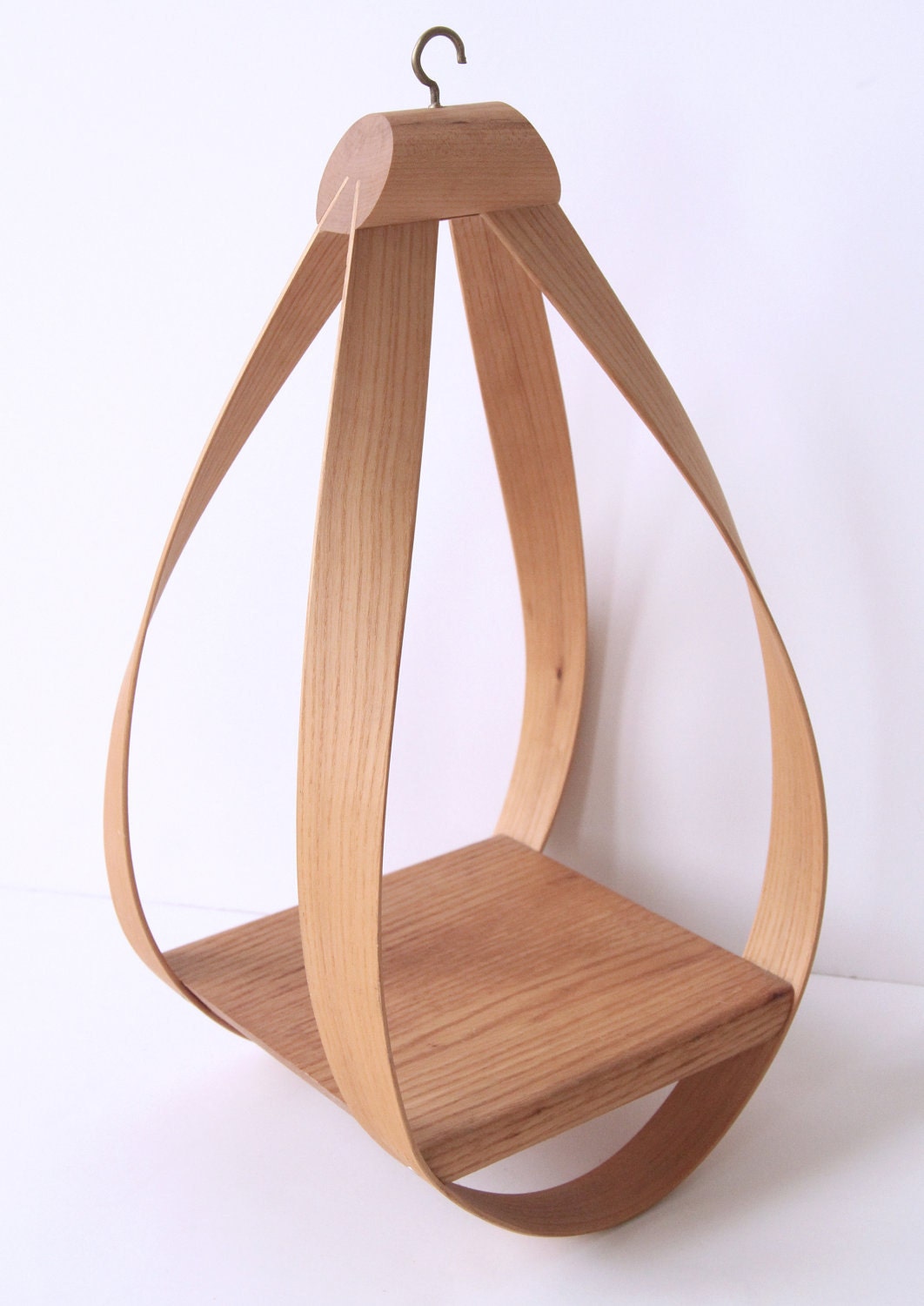 Wooden Plant Hanger Mid Century Modern