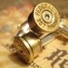 Bullet Shell Cufflinks 357 Magnum FEDERAL two tone (gold and silver) Up Cycled Repurposed Cuff Links