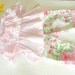 Flowered Cotton Pants and Pink Dotted Blouse - 16 - 18 inch doll clothes