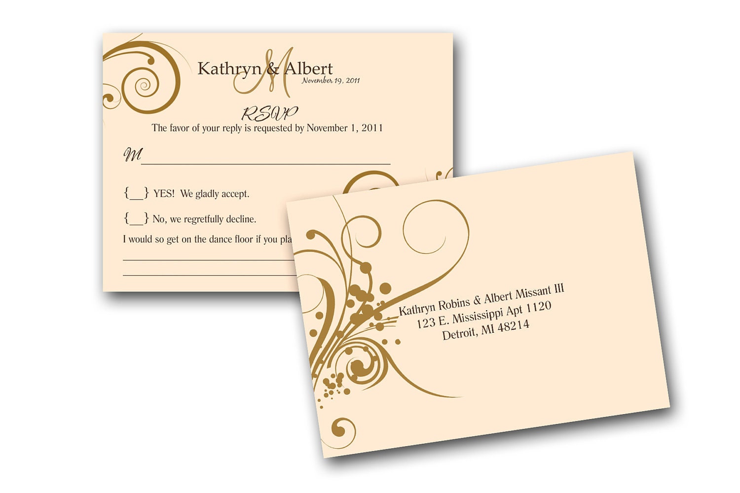 Invitation Reply Card 10