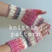 Pattern Fingerless Gloves