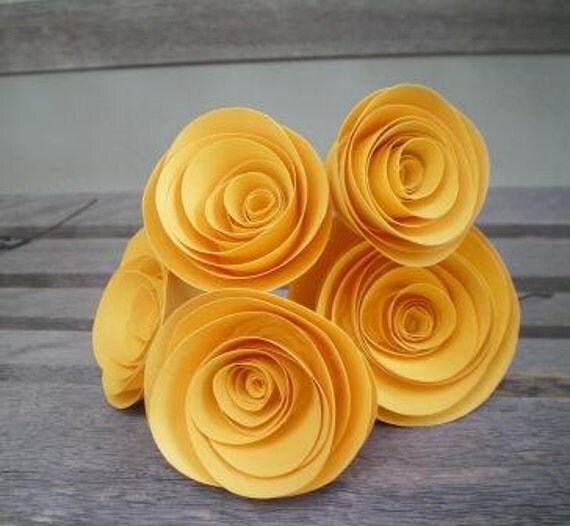 Paper Flowers (yellow)