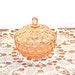 Pink Depression Jeanette Cube Candy Dish
