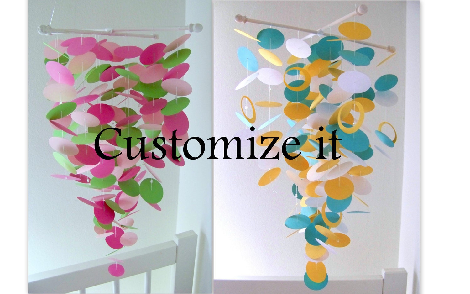 Custom Handmade Baby Mobile Large by SweetsDivine on Etsy