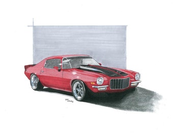 Camaro Drawing 