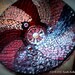Purple and Pink Glass Mosaic Bowl, Upcycled Vintage Bowl, Stained Glass, Purple Swirls