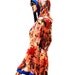 Sheer Silk Mini Hooded Dress with Trim