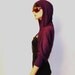 Purple Hooded Shrug/shrugs boleros/yoga boleros/day HS-Purple