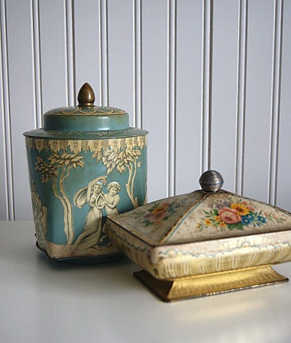 Vintage English Tea Tins Neo Classics