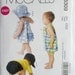 Infants Dress, Romper, Diaper Cover & Hat Sz Sm to Xlg McCalls 6309 uncut pattern