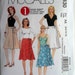 Misses Wrap Skirts Sz 6 to 12 1 Hour McCalls 5430 uncut pattern