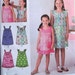 Learn to Sew Little Girls Dress Sz 3 to 6 Simplicity 2241 uncut pattern