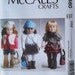American Girl Style Doll Clothes & Accessories for 18in Doll McCalls 6480 uncut sewing pattern
