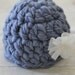 Crochet Baby Hat, Newborn Thick and Thin Photo Prop
