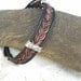 Sterling Silver and Braided Leather Bracelet Unisex
