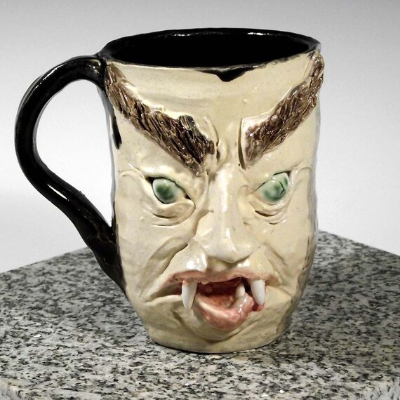 Vampire Mug Face Mug Toothy Coffee Cup