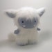 White Frost Monster, Cute Plush Toy by Stuffed Silly - Limited Edition