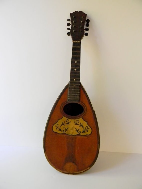 SALE Vintage Bouzouki or Mandolin by MonkiVintage on Etsy