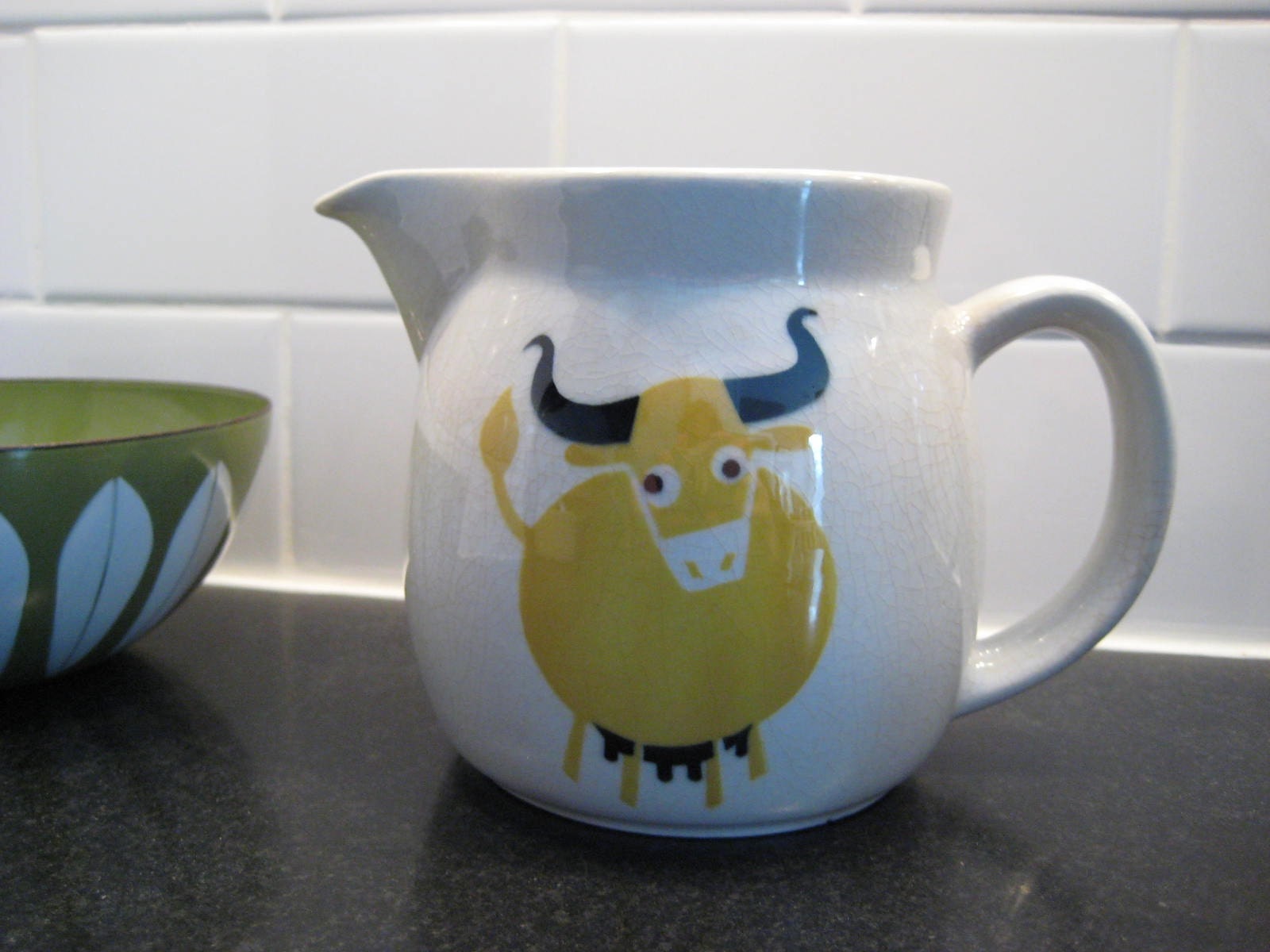 Arabia Finland Bull Cow Pitcher Jug by BAKERHOUSEMODERN on Etsy