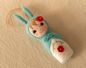 Babushka Bunny pdf Pattern - Instant Download