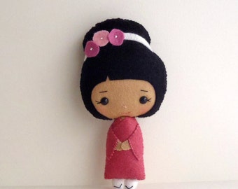 Japanese Geisha pdf Pattern - Instant Download
