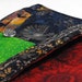 Quilted Nook Tablet Nook Color Cover Case- Nature Themed Patchwork