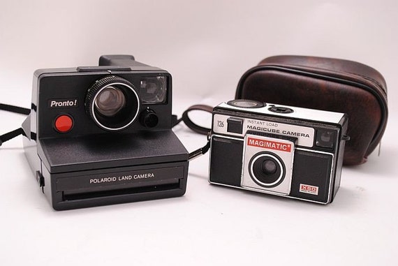 BLACK FRIDAY SALE 1970s Polaroid Pronto and 1960s Kodak