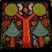 Rabbits Birds Trees Quilt Block 11x11