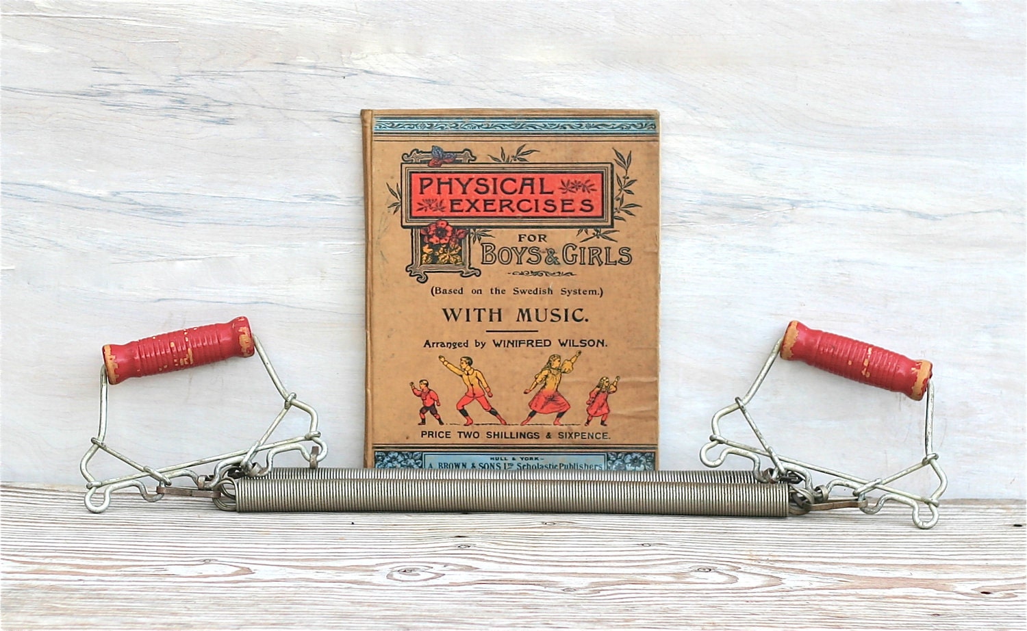 Circa 1950s Vintage Chest Expander Fitness Equipment